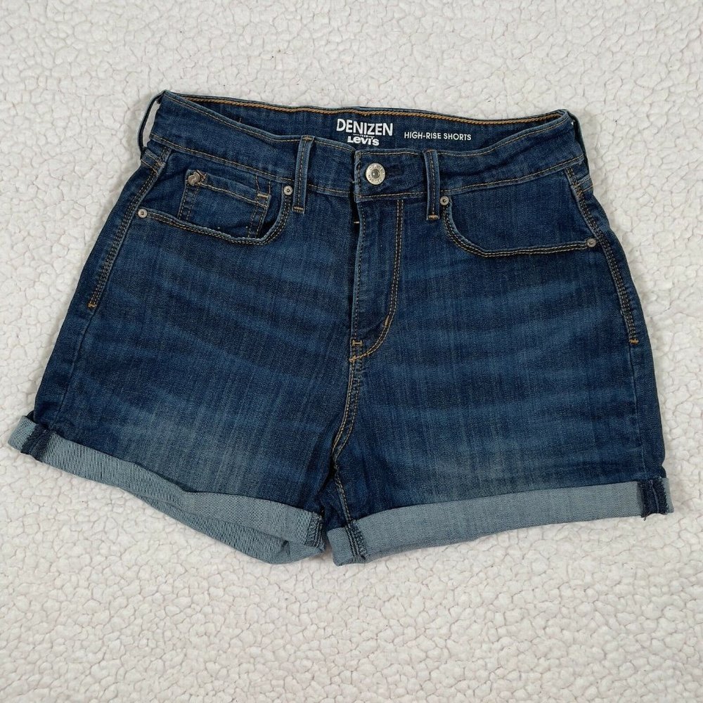 Levi's Denizen Women's High Rise Jean Denim Shorts Size 6